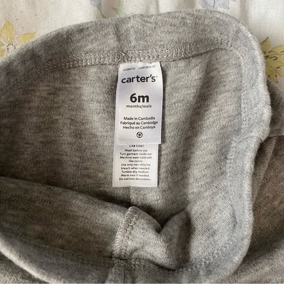 3/$12  - Carters Flamingo Pants 6M - Picture 4 of 4